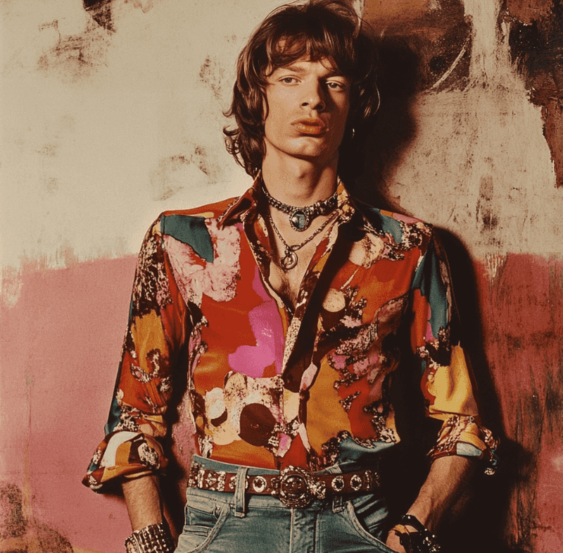 Men’s Shirts Got Unbuttoned — Way Down
