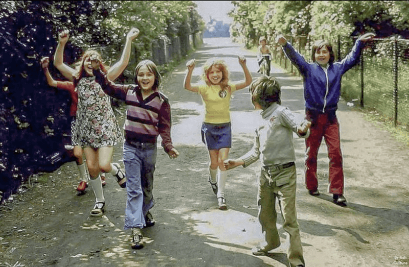 We played outside because there was nothing else