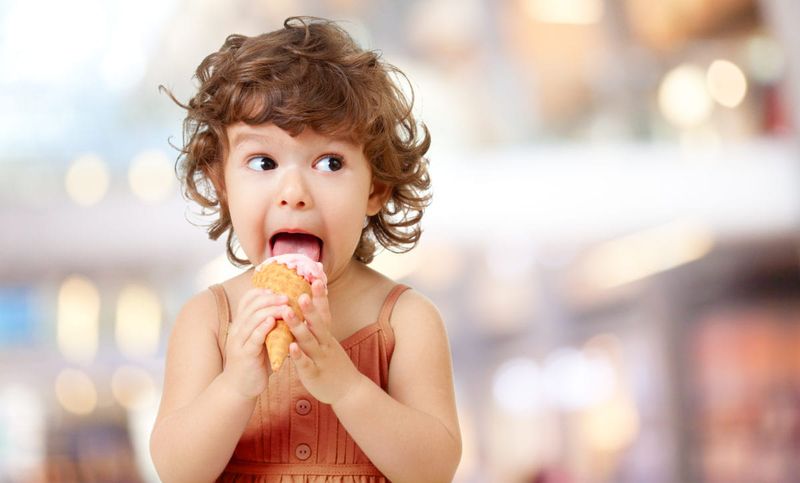Ice cream not from a gallon tub