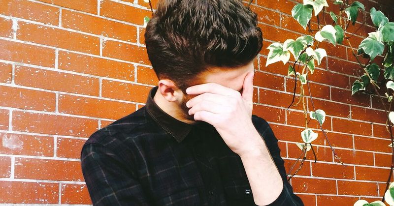 He’s embarrassed by something in his background