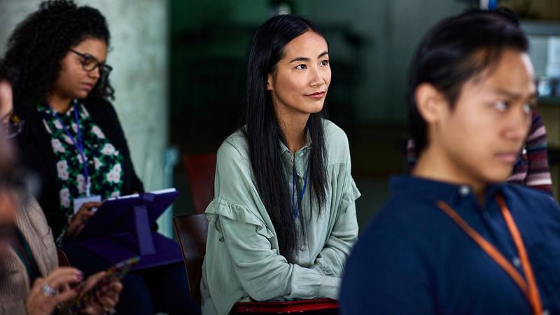 Listening more than talking—and still commanding the room
