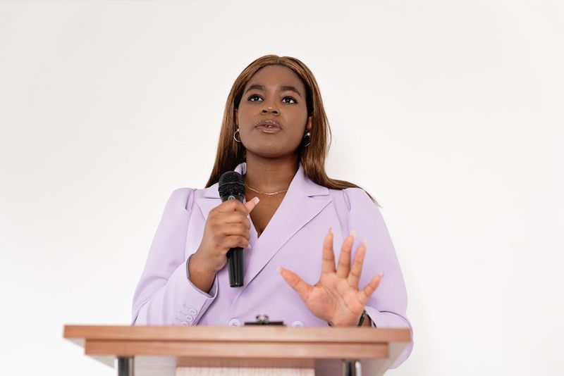 I speak up, even when my voice shakes