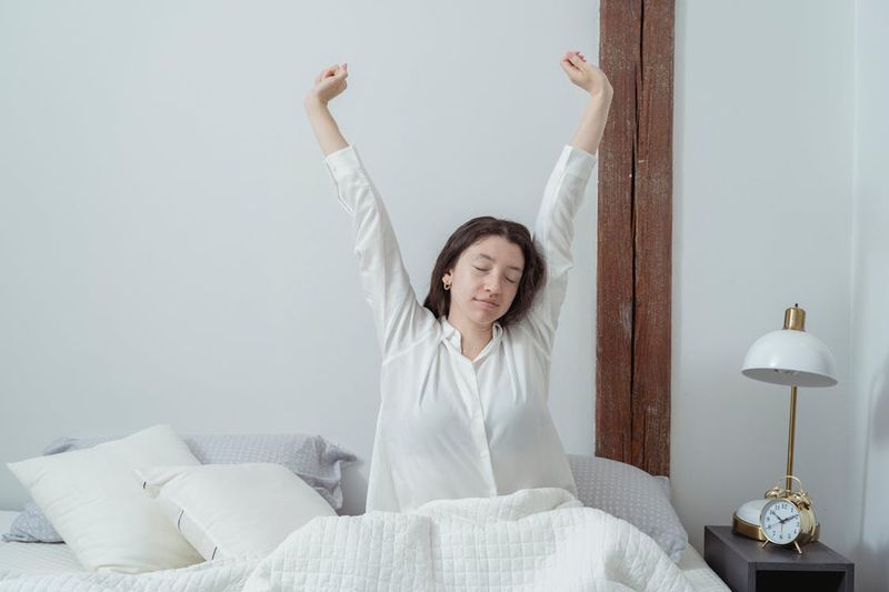 It breaks the cycle of waking up anxious
