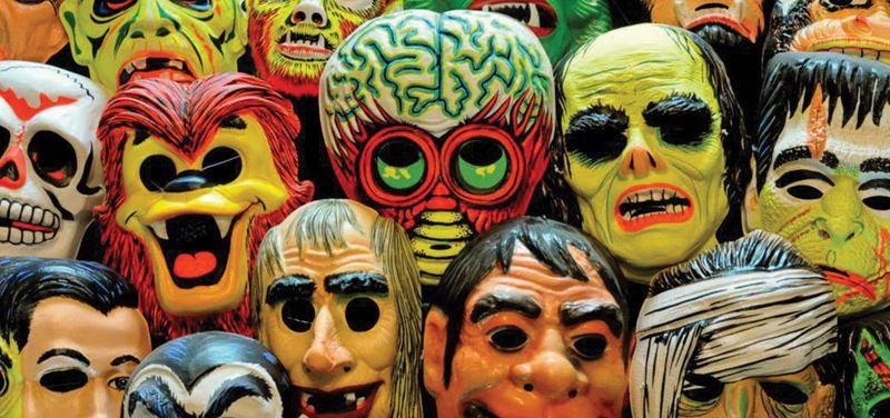 Plastic Halloween Masks