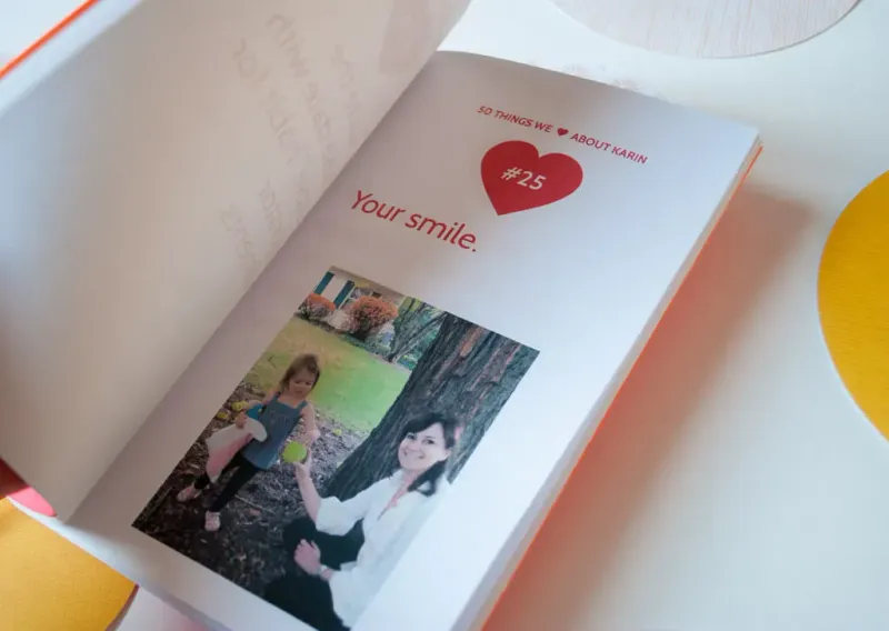Make a “Love List” Book From Everyone Who Knows Her