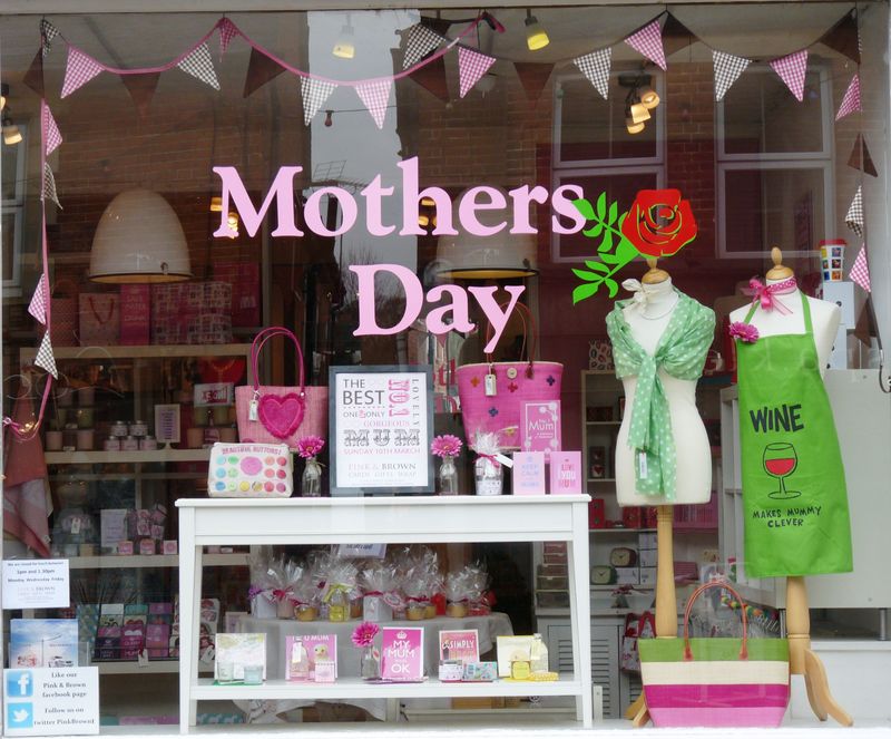 Stores are decked out weeks in advance—for moms