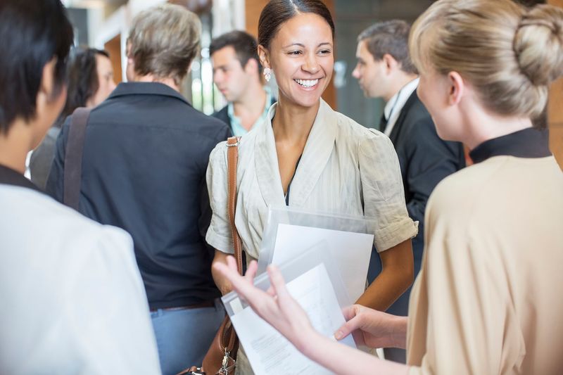 Asking thoughtful questions instead of dominating the conversation