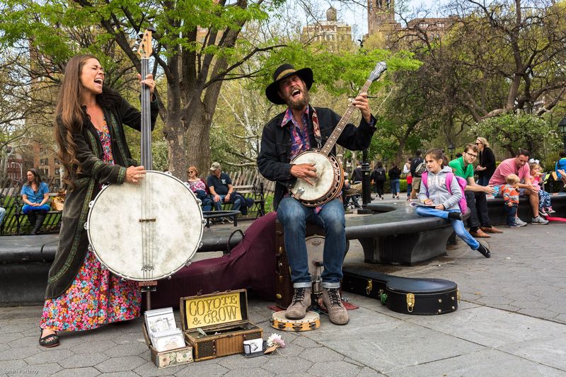 Street Musician Performing