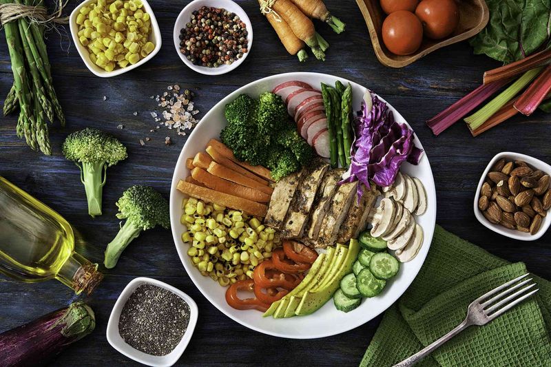 Plant-Based, Colorful Plates
