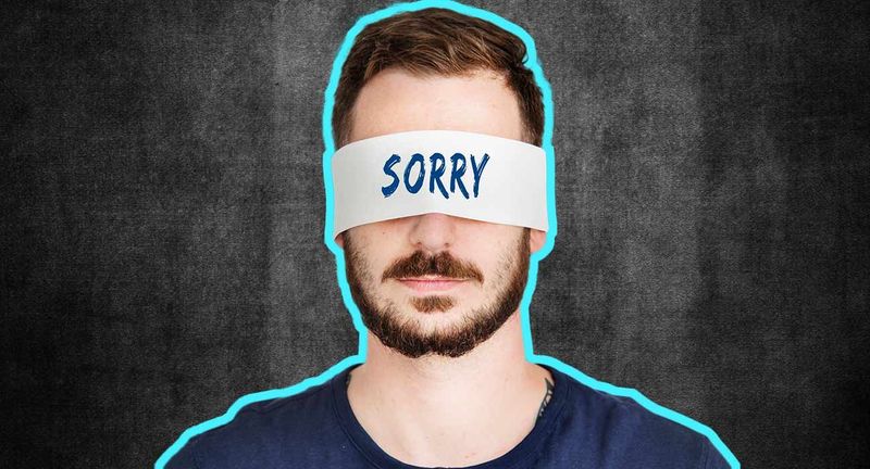 Apologizing constantly, even when you’re not wrong