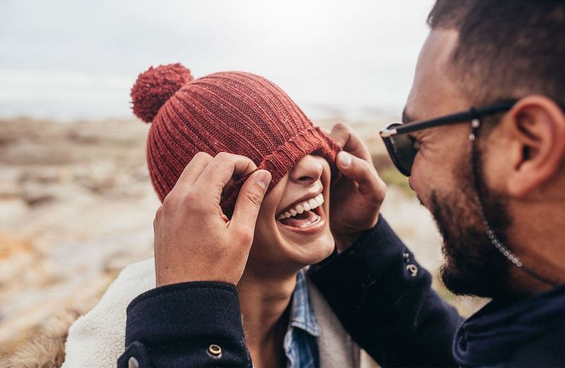 Rarely laughing or connecting in simple moments