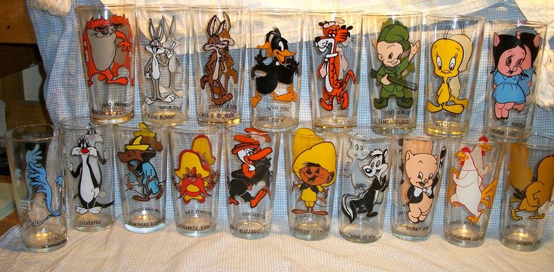 Gas stations gave out collectible glasses