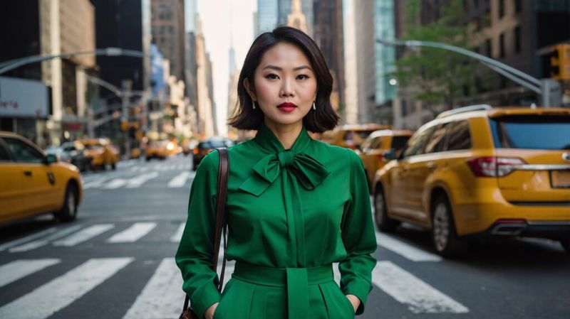 Emerald Green – She chooses depth over drama