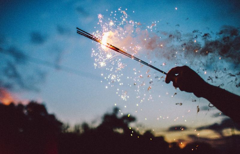 Lighting fireworks with zero supervision