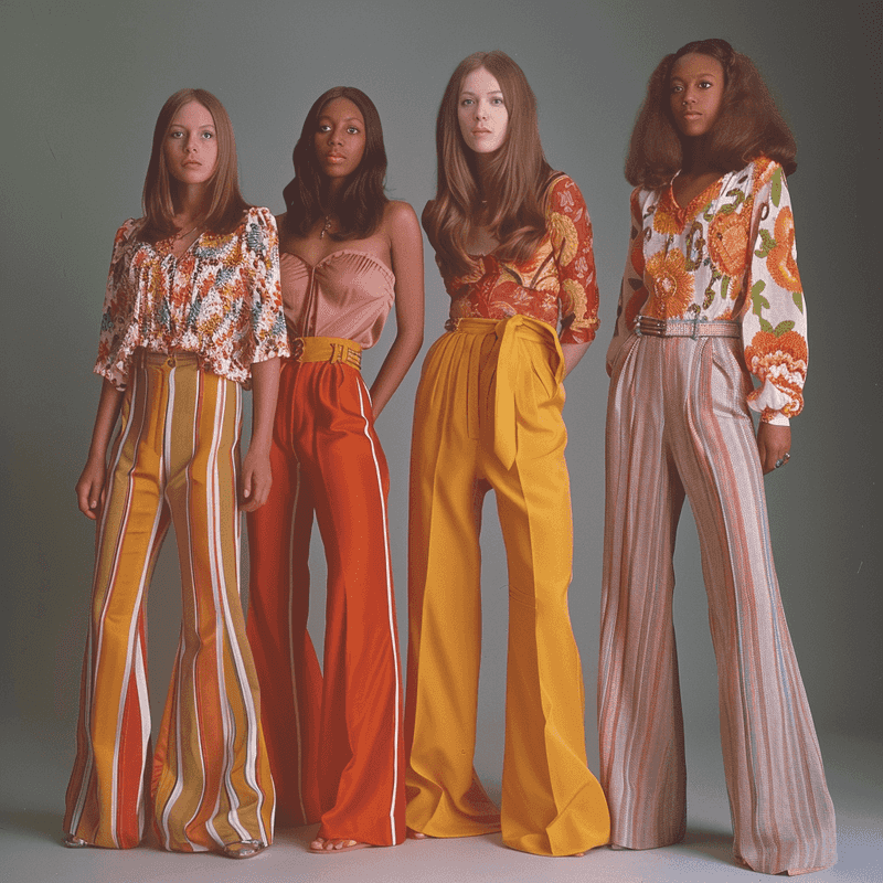 Bell bottoms and fringe were an actual lifestyle