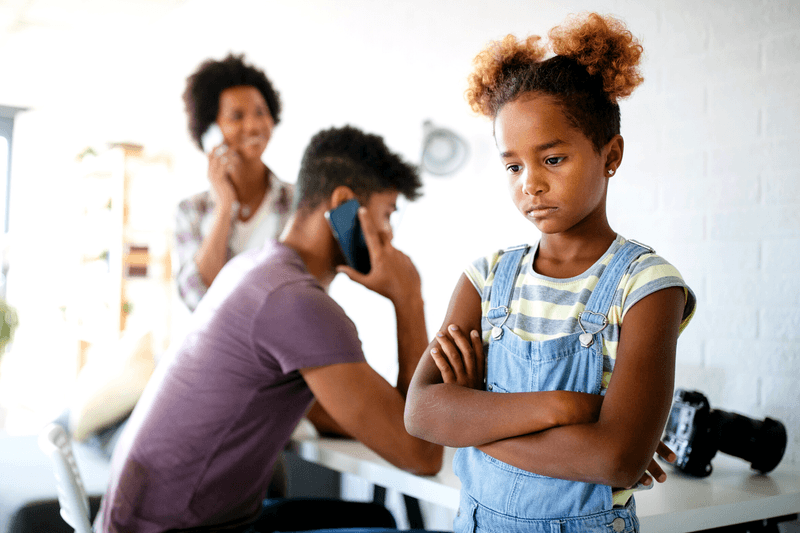 Being emotionally unavailable—even if physically present