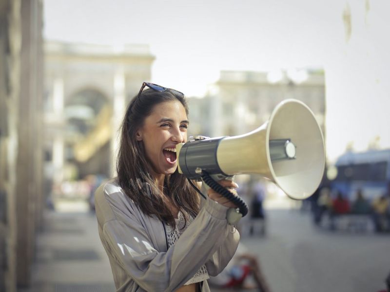 She speaks up—even when her voice shakes