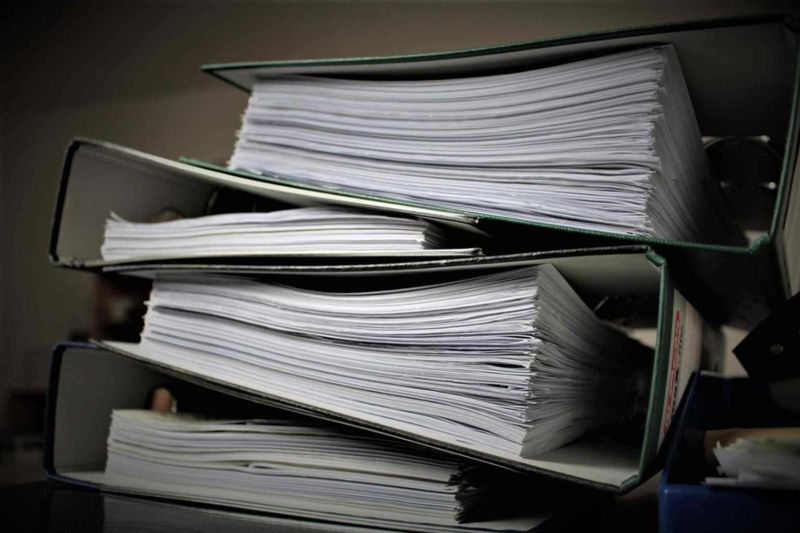Keeping paper copies of important documents