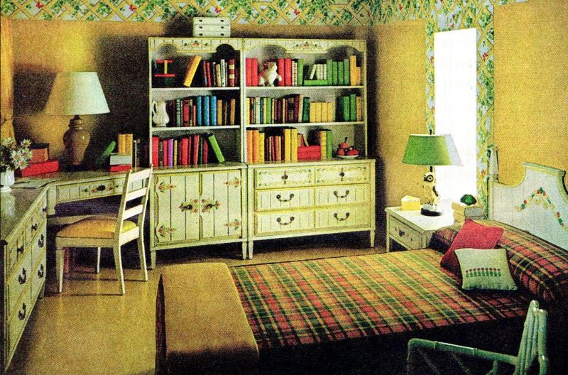 Girls Hanging Out in a Bedroom