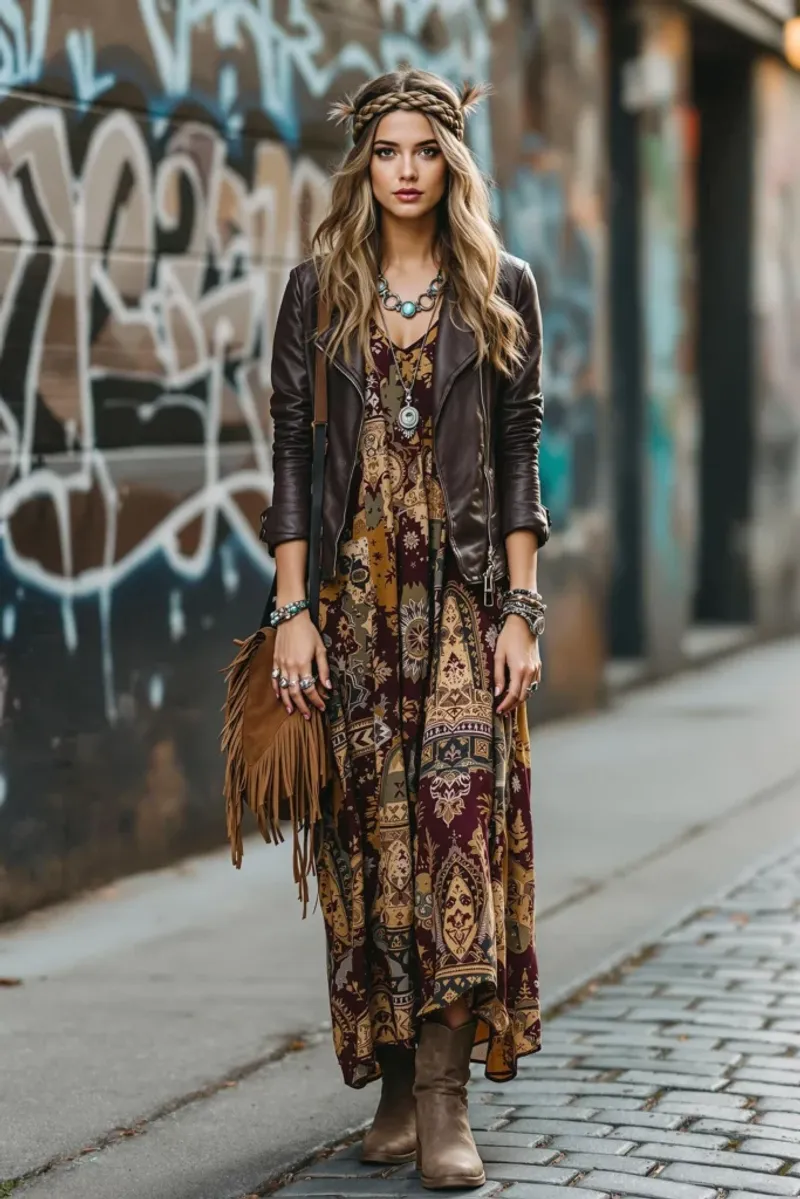Boho Dresses Styled with Structure