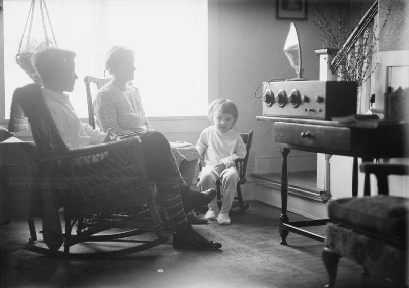The news was always on in the background