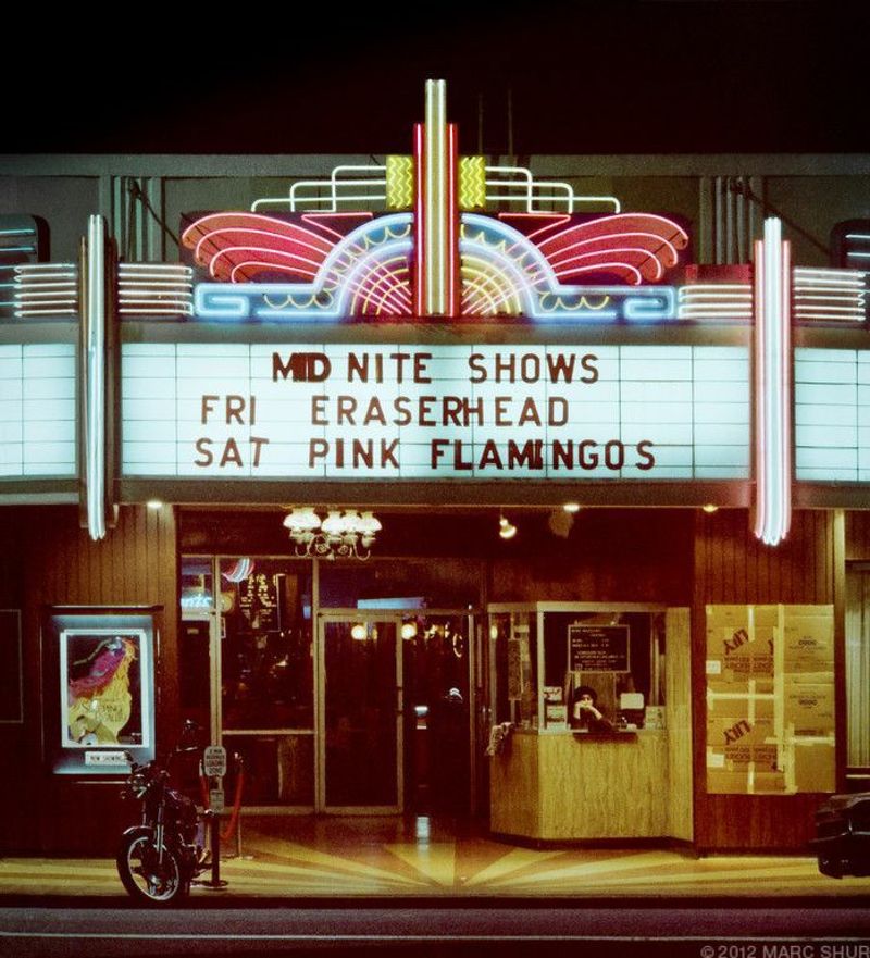 Movie theaters had sticky floors and zero recliners