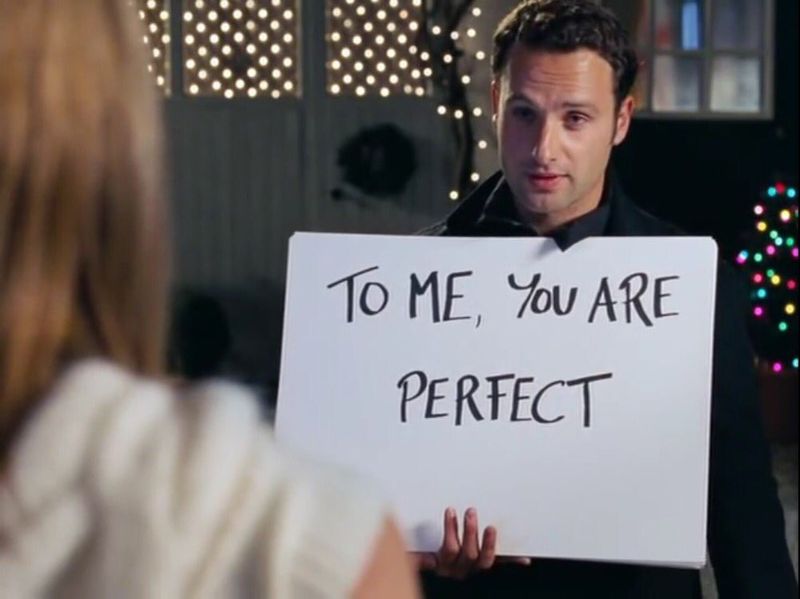 “To me, you are perfect.”