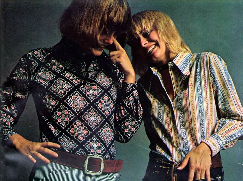 Clothes were hand-me-downs—and full of character
