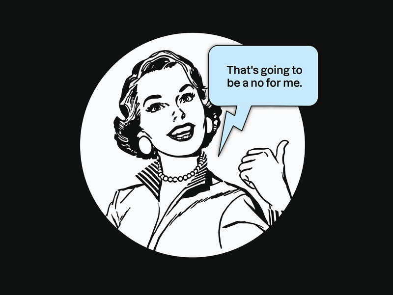 Saying No Isn’t a Crisis