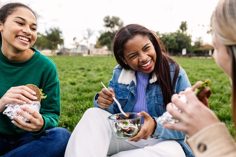 They Drink Water, Eat Something, and Go Outside