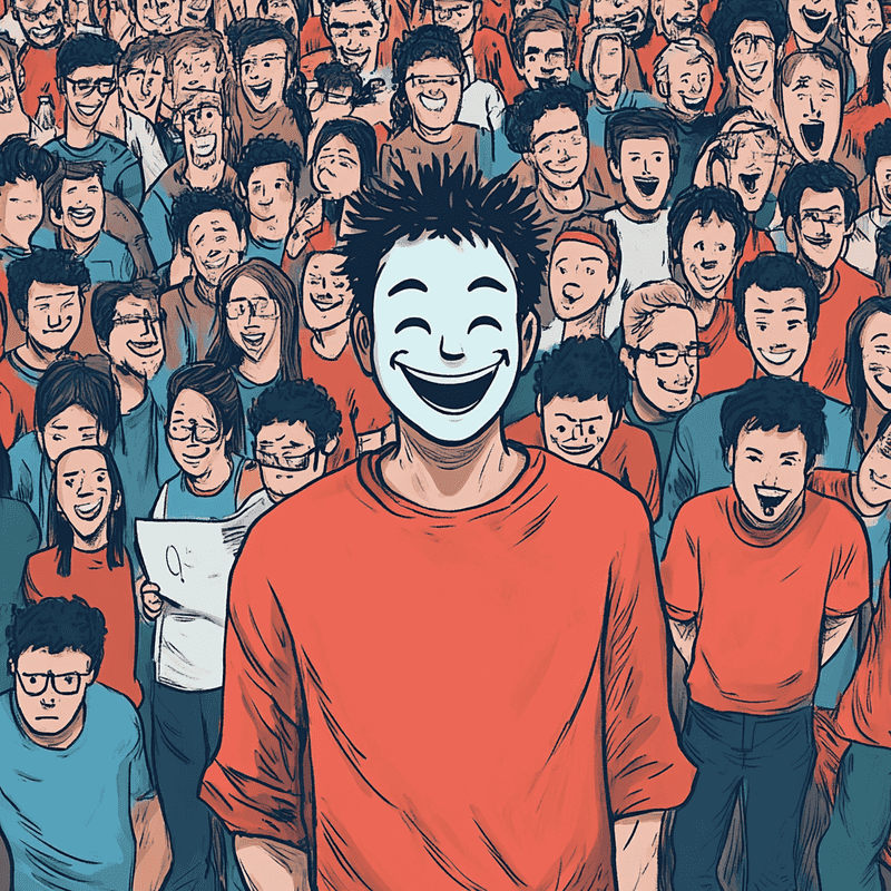 They only show up when there’s an audience
