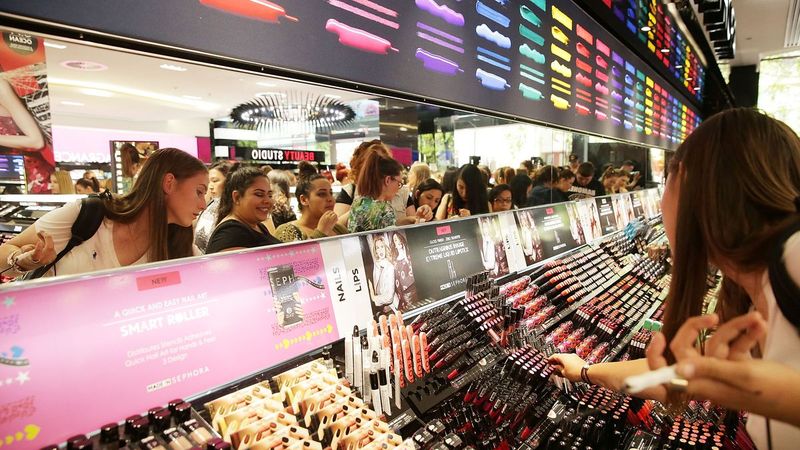Department Store Makeup Counters