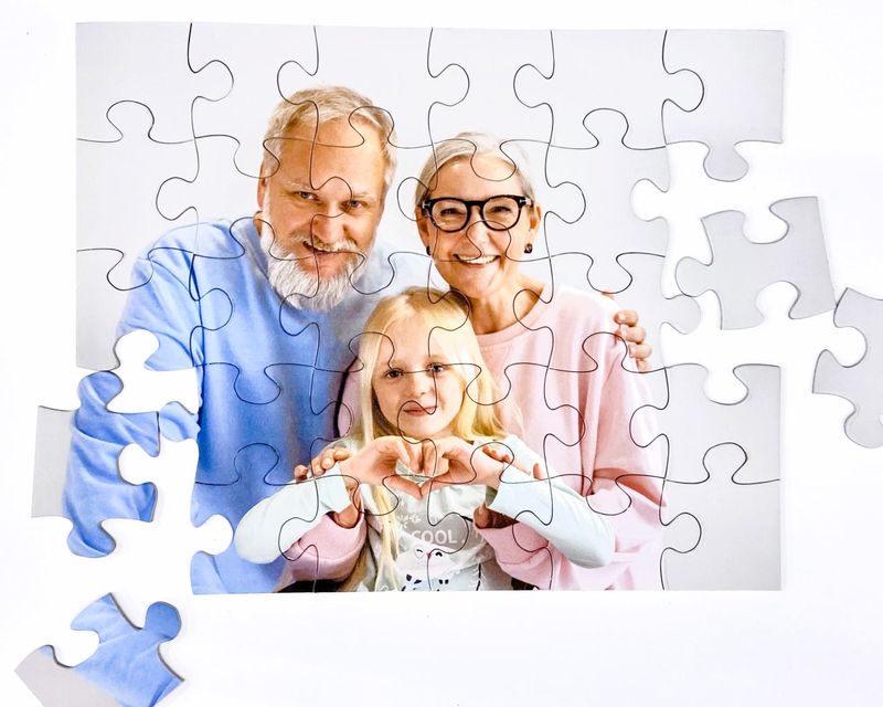 Personalized Puzzle Featuring a Family Photo