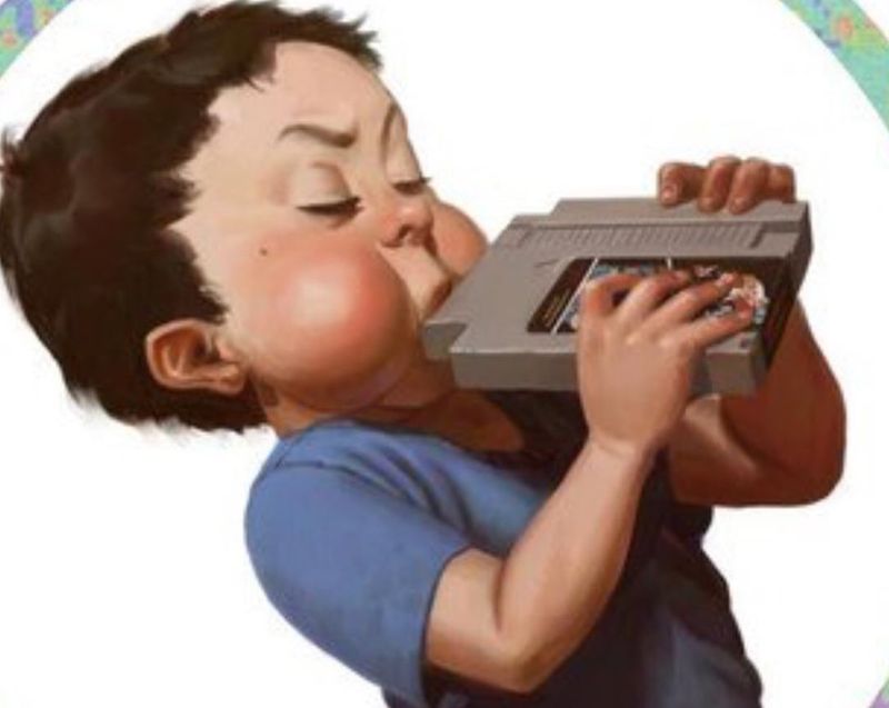 Blowing Into Video Game Cartridges Like It Was Sacred Ritual
