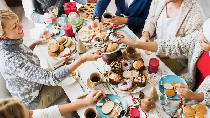 Go out for dessert only—skip the meal