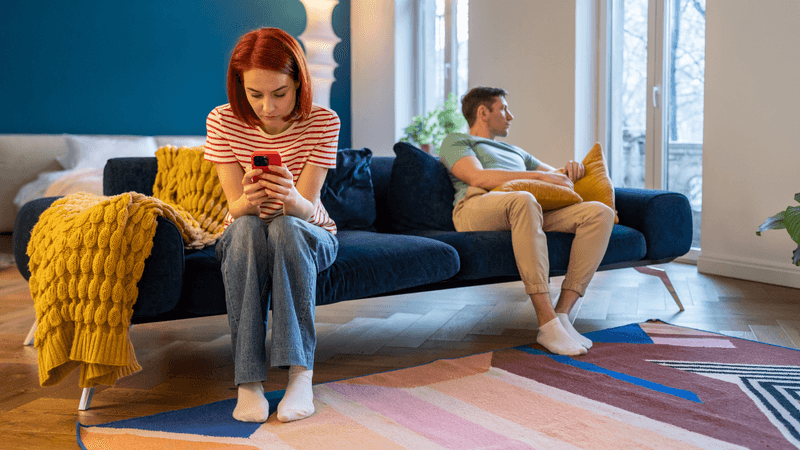The shift from lovers to roommates