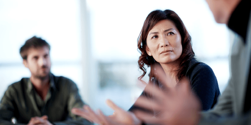 You give advice—but avoid asking for any