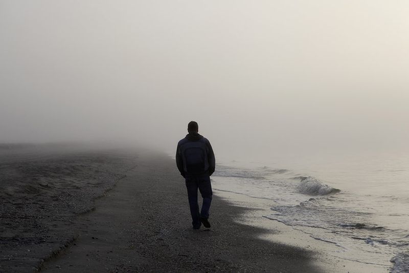 Loneliness and peace live side by side