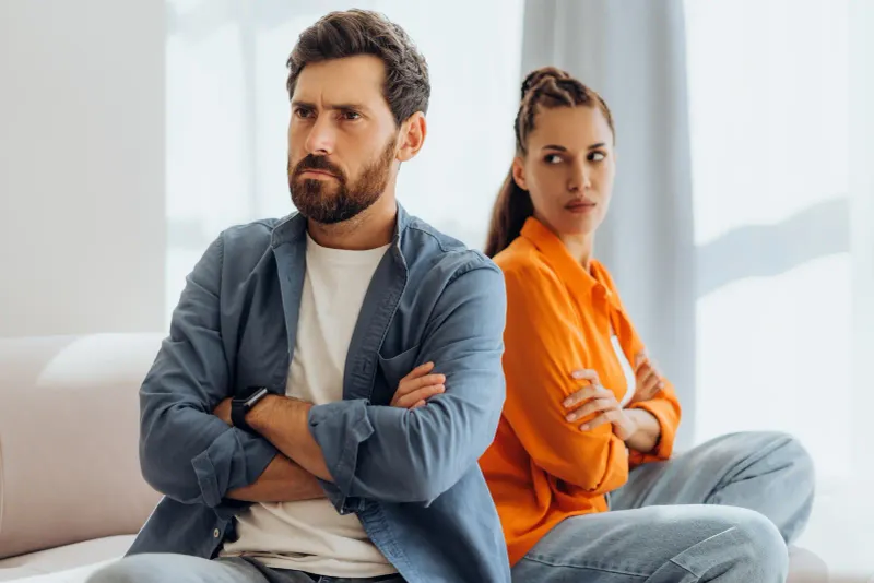 They pull away during arguments instead of resolving them