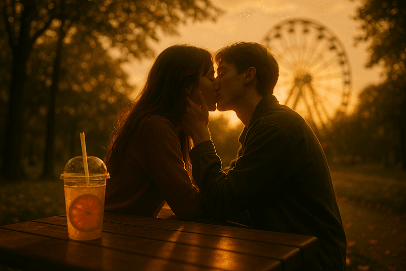 The love feels like a memory—not a reality