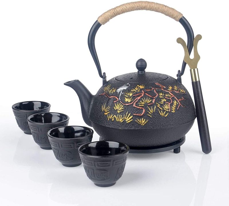 A Cast Iron Teapot