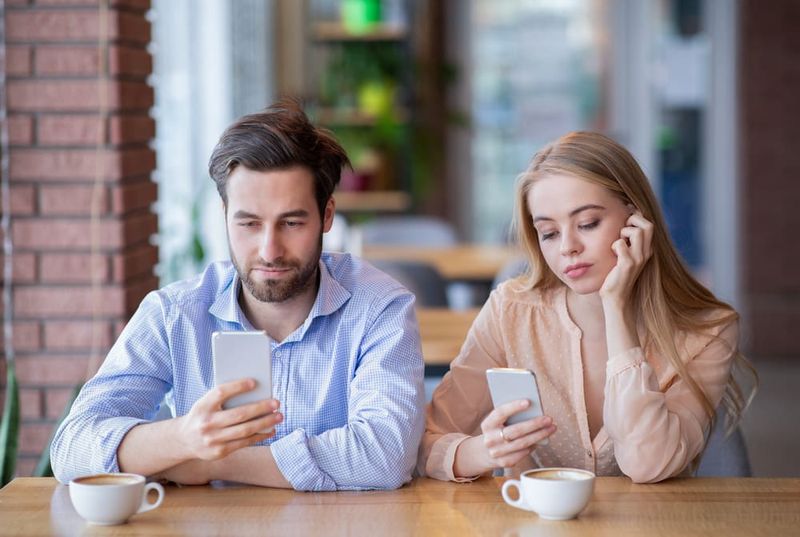 Constant Phone Scrolling During Conversations