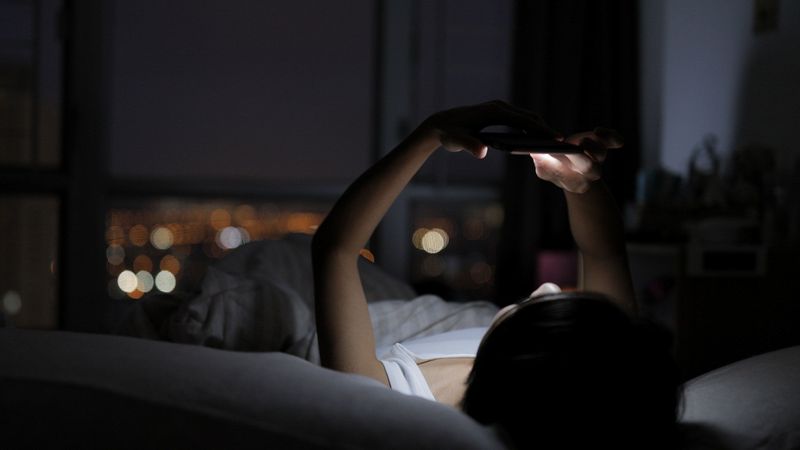 Staying up all night scrolling “just one more video.”