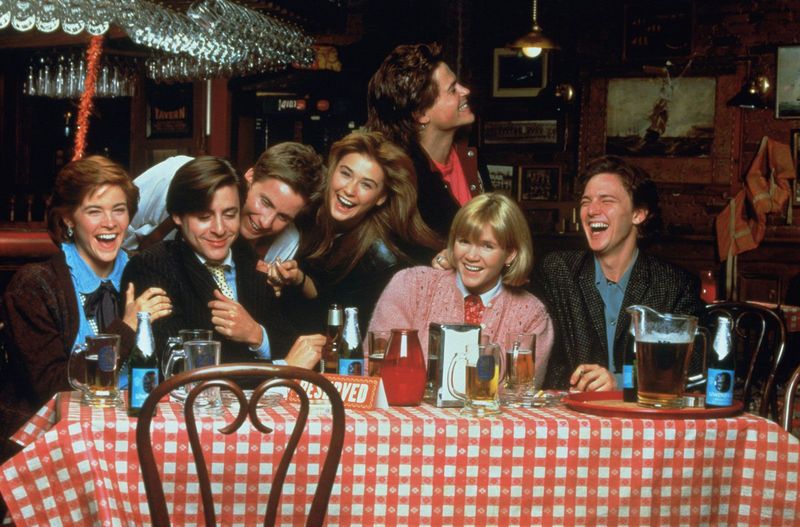 Hanging out meant actually being together