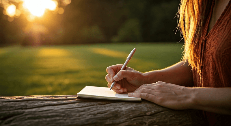 Journal your thoughts with intention