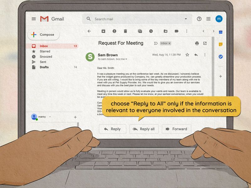 Writing a professional email