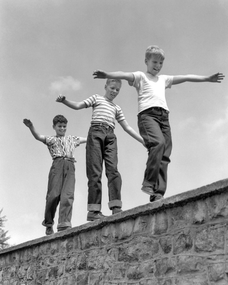 Kids played outside from sunup to sundown