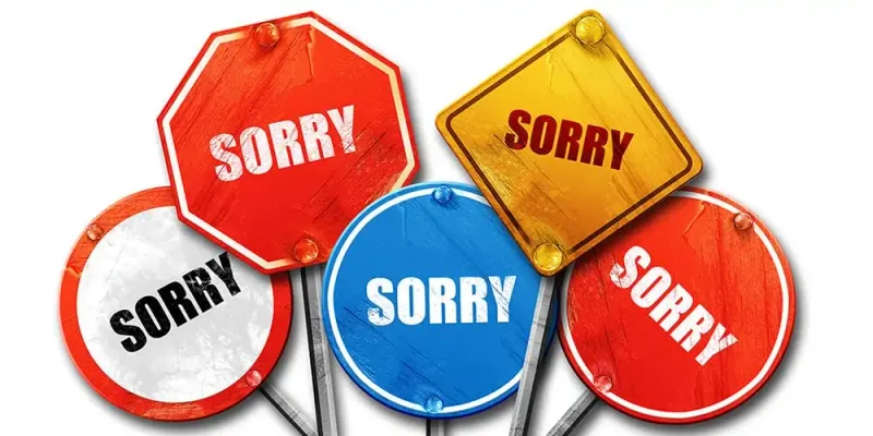 Constant Apologizing