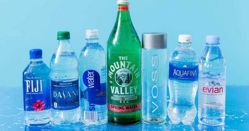 Fancy Bottled Water in the Fridge