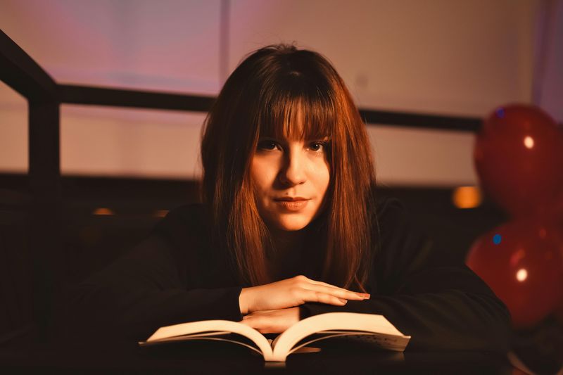 Read by candlelight or string lights.